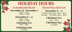 Vroman's Holiday Hours Vroman's Holiday Hours