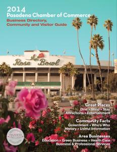 The 2014 Pasadena Chamber Business Directory, Visitor and Community Guide