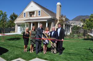 Brandywine Homes unveiled their new model home with a ribbon cutting.