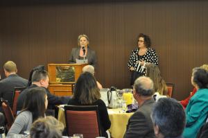 The Hilton Pasadena sponsored the March Connection Breakfast networking event.