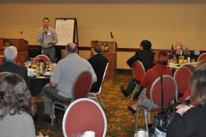 Charter Business sponsored May's networking breakfast.