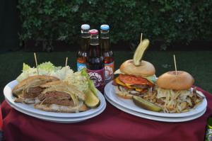New York Deli's decadently delicious burgers.