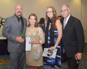 Chamber Board members and their spouses enjoyed the reception and silent auction.