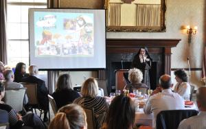 Little Flower Educational Child Care was given the opportunity to sponsor the November lunch by Joan De Souza of Joan's Candles and Home Decor