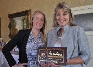 Hannah Tringham and Debbie Talianko of Talianko Design Group.