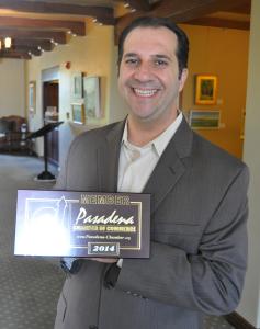 Sam Nazarian with Simplicity Bank.