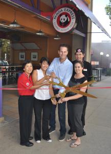 Panda Catering celebrated their opening in Pasadena with a ribbon cutting.