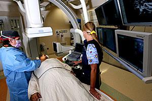 Patient care at Huntington Hospital