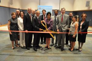 Congresswoman Judy Chu and Pasadena Mayor Bill Bogaard joined PCC Board President John Martin and Superintendent-President Mark Rocha to open the Small Business Development Center at Pasadena City College.