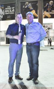 Chamber Board Chair Ben Green presented the trophy for Pasadena's Cocktail of the Year to Green Street Restaurant.