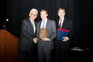 Thorson Buick & GMC was recognized as Corporate Citizen of the Year. General Manager Merlin Froyd received recognitions from George Falardeau and Mayor Bill Bogaard.