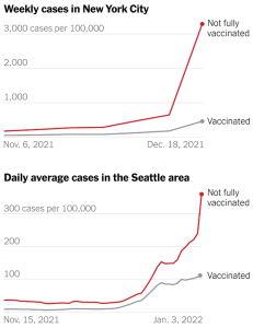 Vaccine and infection statistics 