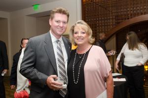 Kenneth Waggoner with his mother, Chamber Board member and past chair Patty Waggoner.