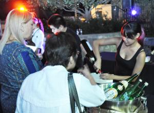 Japon Bistro served ceviche and sake at the Taste of Pasadena.